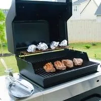 How to use wood chips on a gas grill