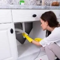 unclog a double kitchen sink with garbage disposal