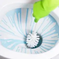 How to clean hole in bottom of toilet
