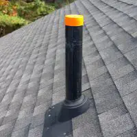 Unclog plumbing vent without getting on roof