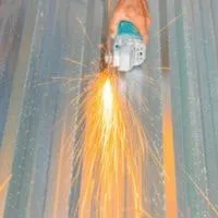 Cutting Corrugated Plastic Roofing