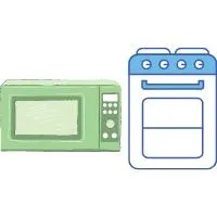 Microwave And Stove