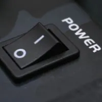 Switch off the power