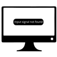 Input signal not found hp monitor